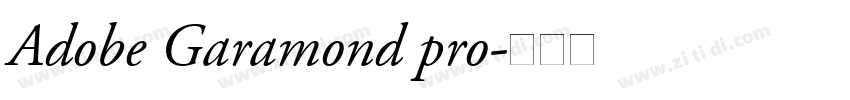 Adobe Garamond pro字体转换